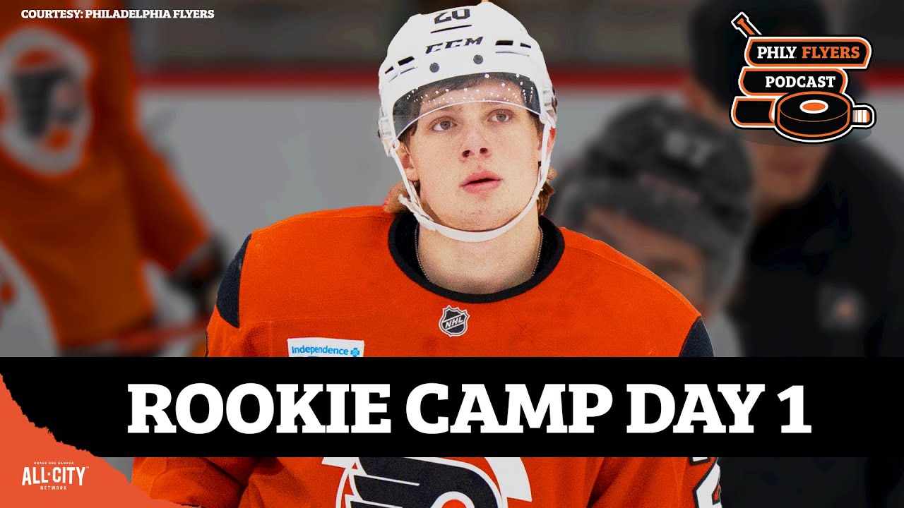 Breaking down Alex Bump, Jett Luchanko and Day 1 of Flyers Rookie Camp | PHLY Flyers Podcast