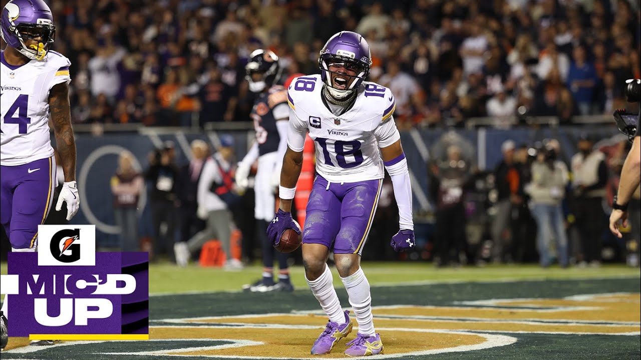 Justin Jefferson Mic'd Up During Minnesota Vikings Monday Night Football Win Over Chicago Bears