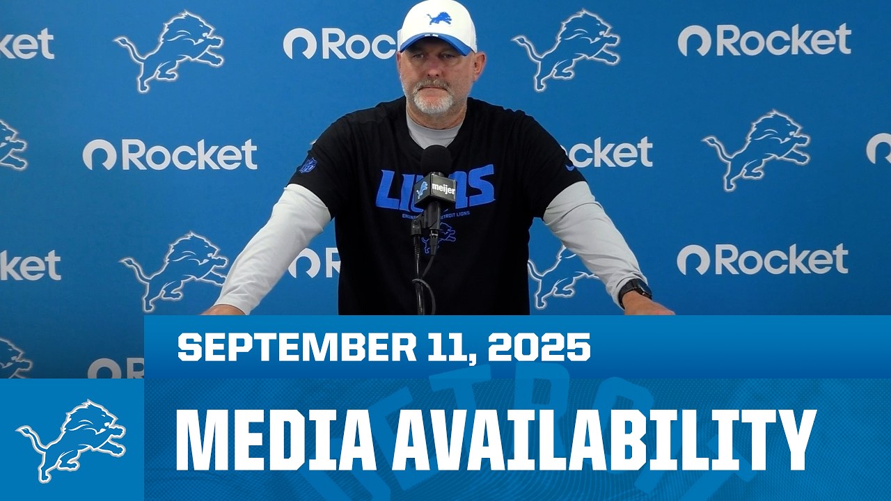 Detroit Lions coordinators meet with the media | September 11, 2025