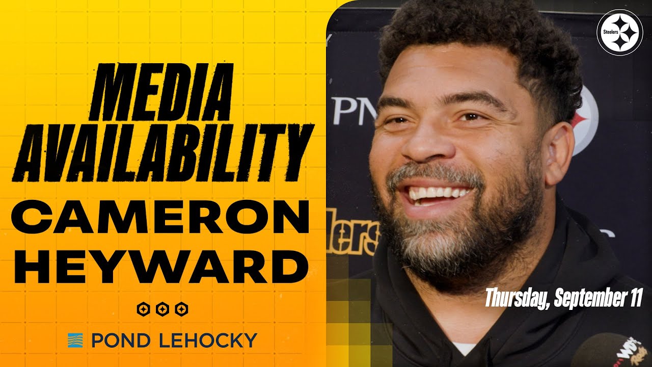 Cam Heyward Media Availability (Sept. 11) | Pittsburgh Steelers