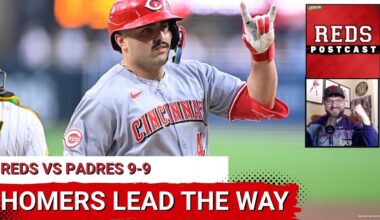 REDS POSTCAST: Tyler Stephenson's Late GO AHEAD Home Run Leads Cincinnati Reds to VICTORY