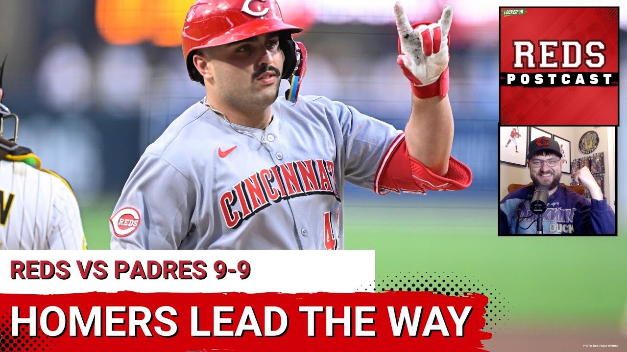 REDS POSTCAST: Tyler Stephenson's Late GO AHEAD Home Run Leads Cincinnati Reds to VICTORY