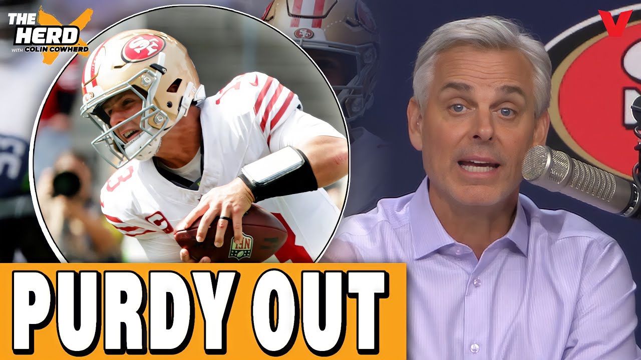 Reaction to Brock Purdy's injury: 49ers season RUINED? | THE HERD NFL w/ Colin Cowherd