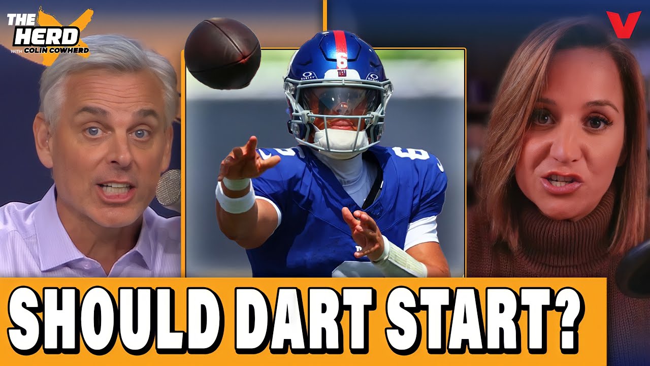Should Giants BENCH Russell Wilson for Jaxson Dart? | THE HERD NFL w/ Colin Cowherd