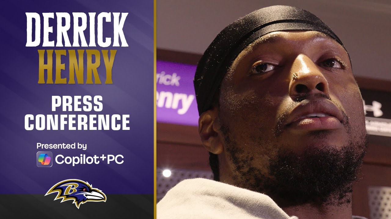 Derrick Henry on Facing the Browns | Baltimore Ravens