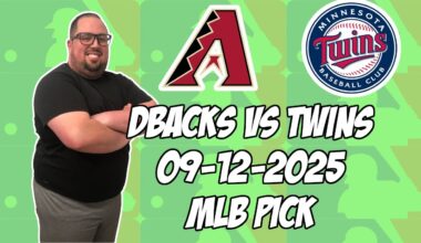 Minnesota Twins vs Arizona Diamondbacks 9/12/25 MLB Pick & Prediction | MLB Betting Tips