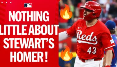 Reds No. 1 prospect Sal Stewart is HYPED after crushing 1st career homer 412-ft. away! 😁💪