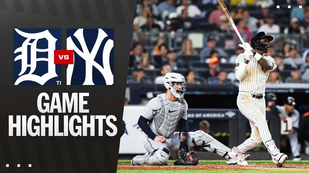Tigers vs. Yankees Game Highlights (9/11/25) | MLB Highlights