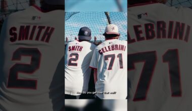 Mack and Will take BP with the Giants.  #hockey #sharks #nhl #giants #mlb