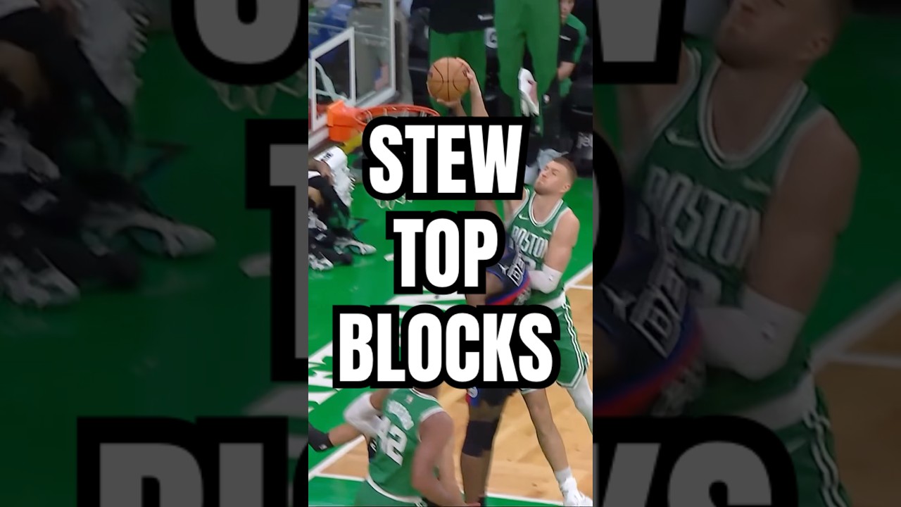 Three minutes of Isaiah Stewart blocks for your timeline #nba #detroitpistons #nbahighlights