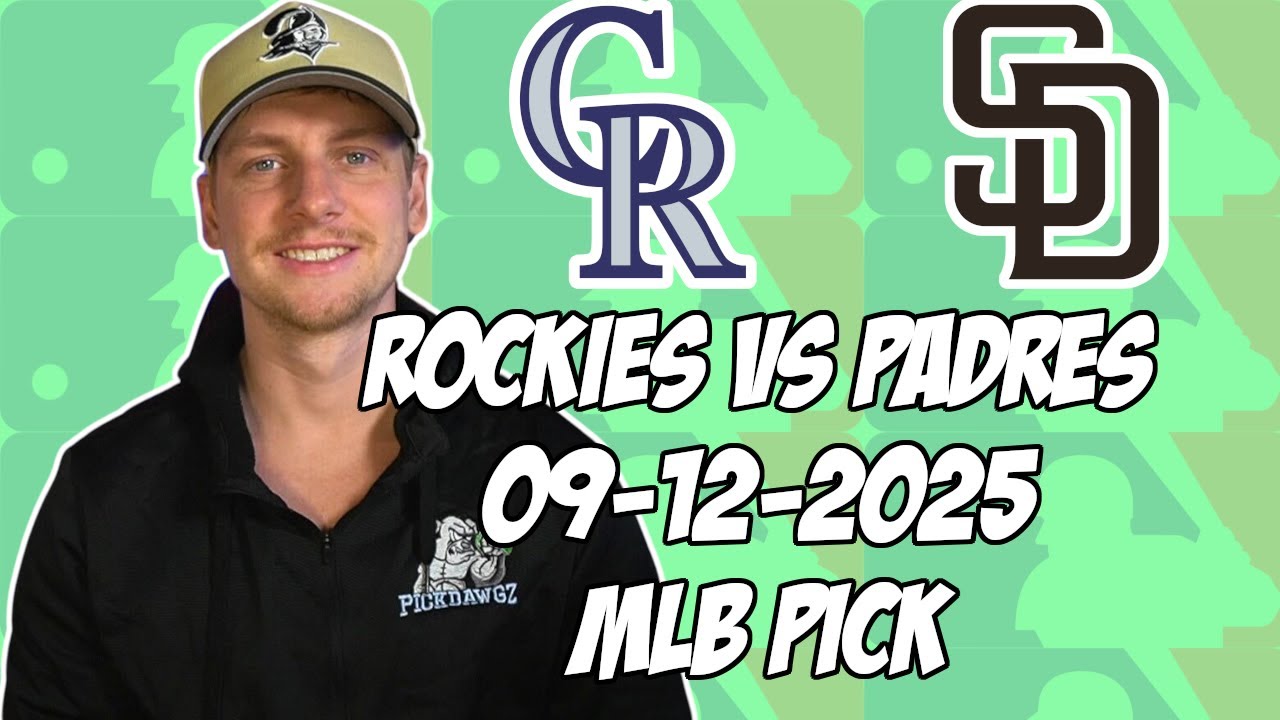 Colorado Rockies vs San Diego Padres 9/12/25 MLB Pick & Prediction | MLB Betting Tips