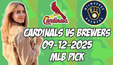 St. Louis Cardinals vs Milwaukee Brewers 9/12/25 MLB Pick & Prediction | MLB Betting Tips