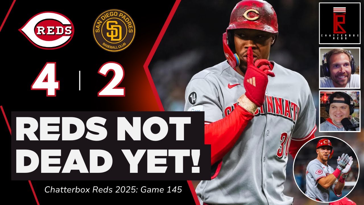 Cincinnati Reds Keep Hope Alive With Dramatic 9th Inning Win vs San Diego Padres | MLB Playoff Chase