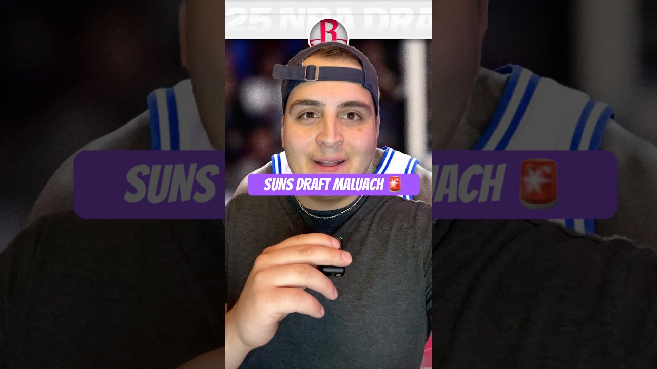 The Phoenix Suns Draft Khaman Maluach 🚨 #nba #phoenixsuns #khamanmaluach