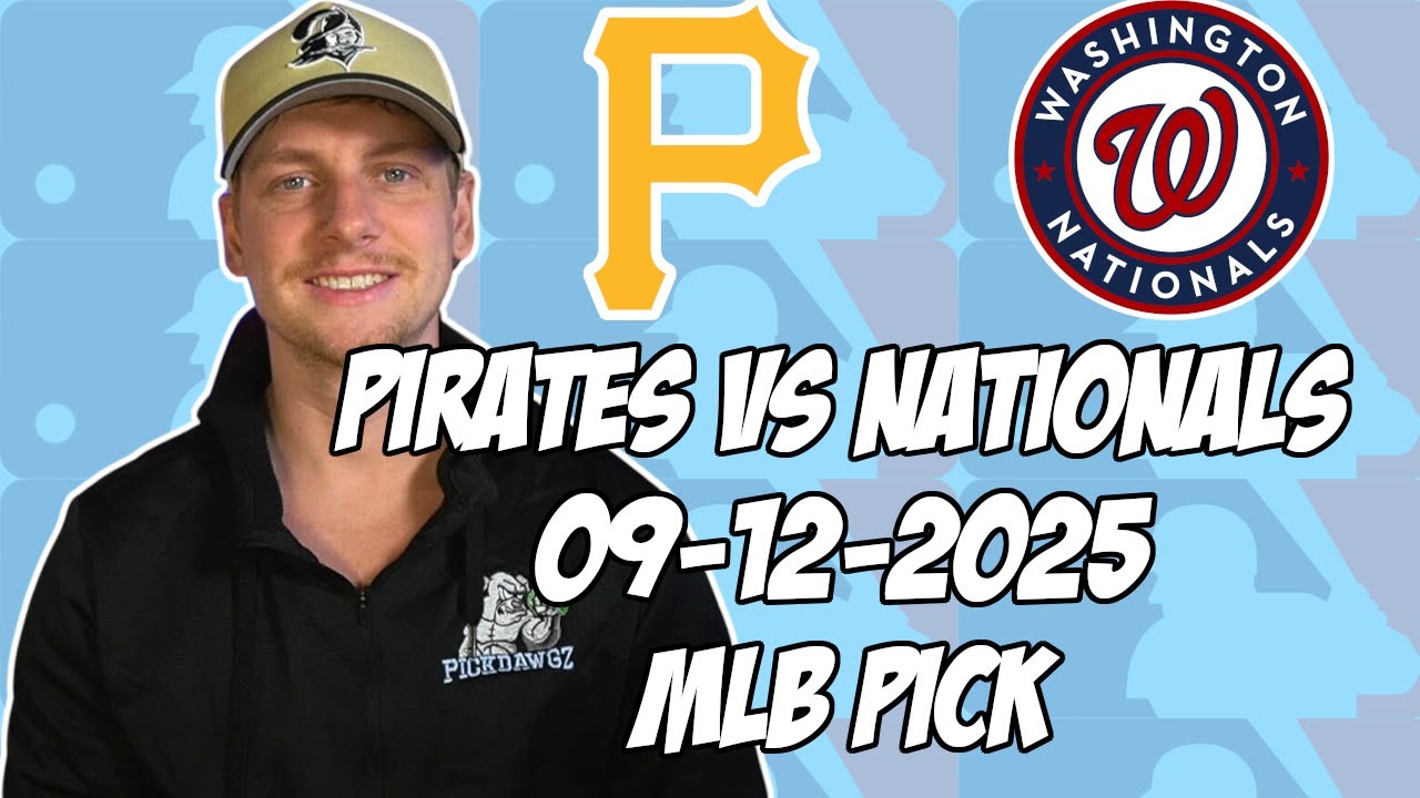 Pittsburgh Pirates vs Washington Nationals 9/12/25 MLB Pick & Prediction | MLB Betting Tips