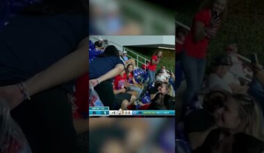 Marlins staff gifts a young Phillies fan a basket after his HR ball was taken away by another fan