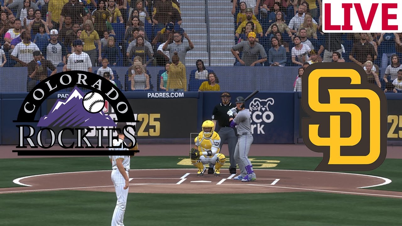 🔴LIVE 🔴Colorado Rockies  VS San Diego Padres /Mlb September 12 /MLB THE SHOW 25