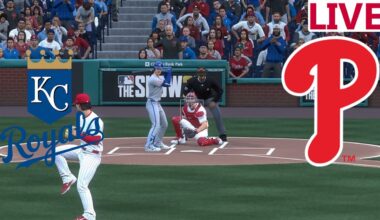 🔴LIVE 🔴Kansas City Royals  VS Philadelphia Phillies/ September 12 / Baseball  TV/MLB THE SHOW 25