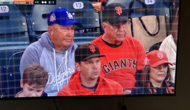 Why are the managers in the stands?