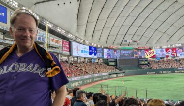 Reppin' the Rox at the Tokyo Dome!