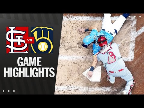 Cardinals vs. Brewers Game Highlights (9/12/25) | MLB Highlights