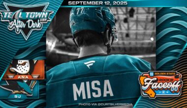 San Jose Sharks vs Anaheim Ducks - 9/12/2025 - Teal Town USA After Dark (Postgame)