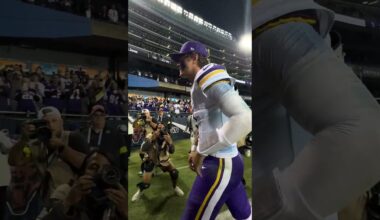 J.J. McCarthy is HYPE after First NFL Win 👏