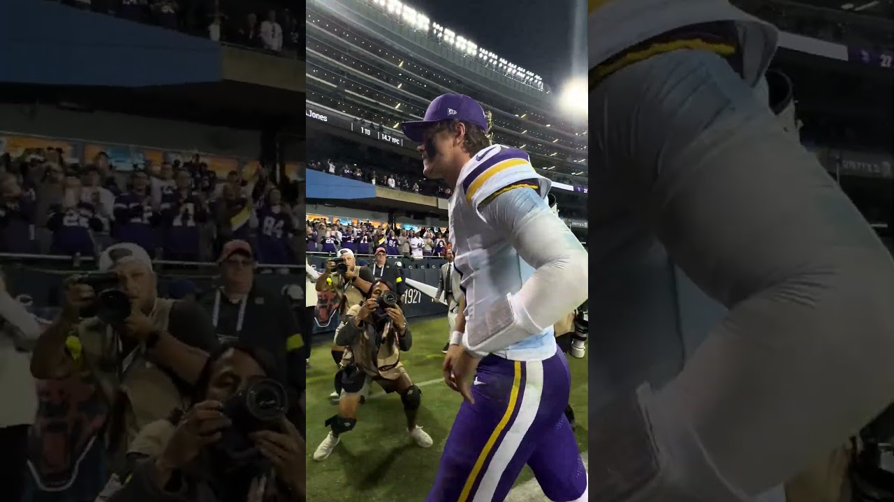 J.J. McCarthy is HYPE after First NFL Win 👏