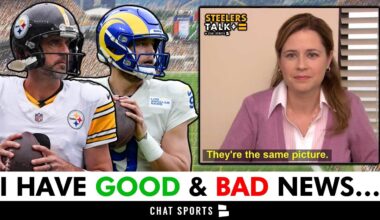 Steelers Just Got GOOD & BAD NEWS For Week 2 + Why Aaron Rodgers & Matthew Stafford Are Similar QBs