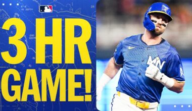 The Twins first three-homer game since 2021 belongs to Kody Clemens! 💪