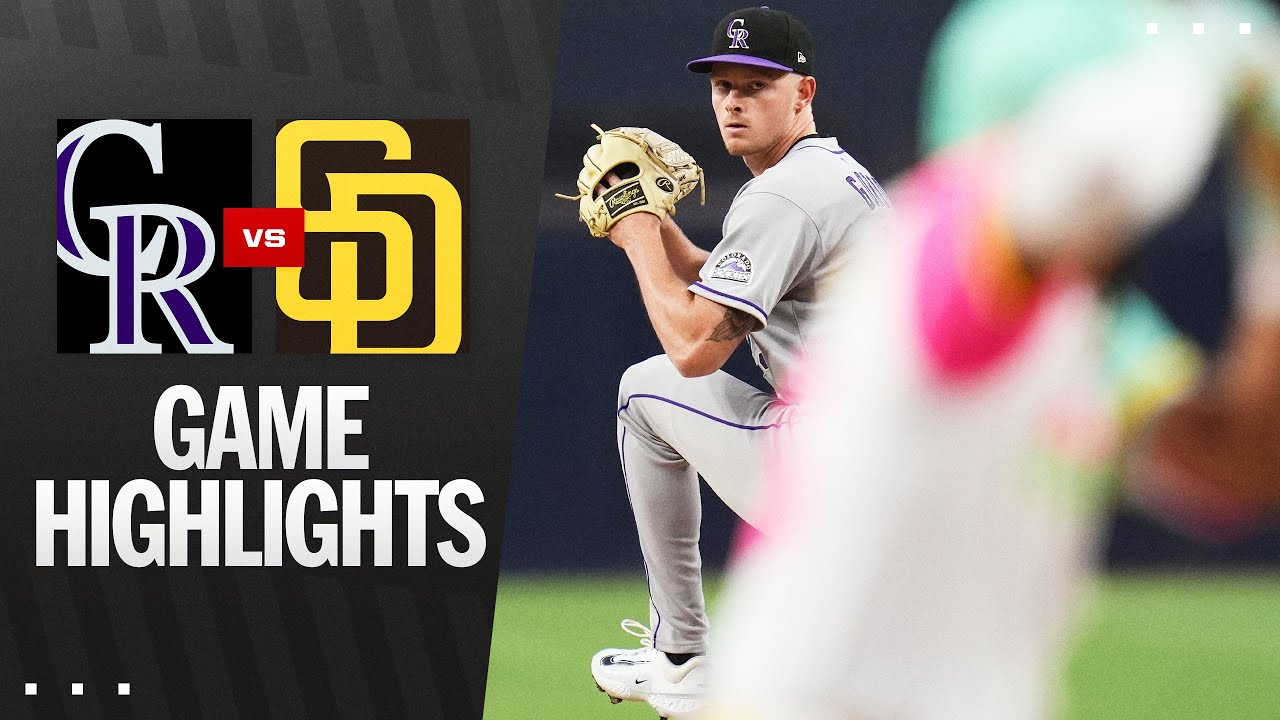 Rockies vs. Padres Game Highlights (9/12/25) | MLB Highlights