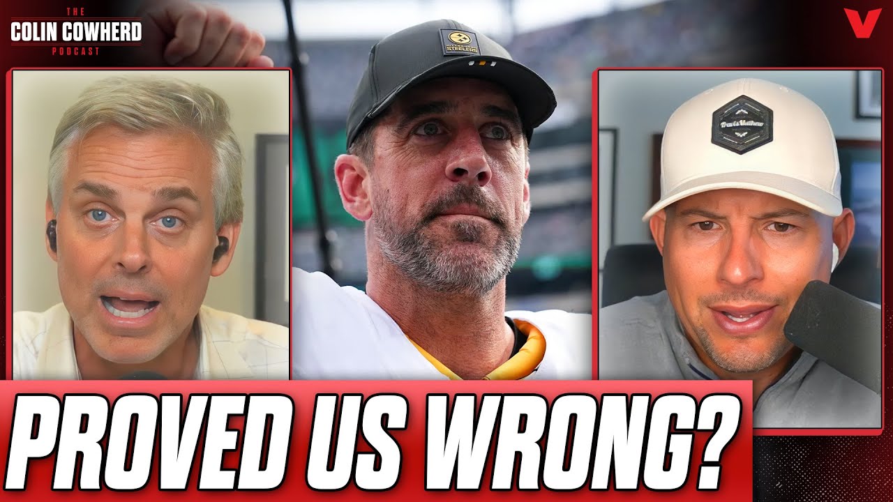 Steelers-Jets REACTION: Did Aaron Rodgers PROVE everyone WRONG? | Colin Cowherd NFL