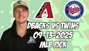 Minnesota Twins vs Arizona Diamondbacks 9/13/25 MLB Pick & Prediction | MLB Betting Tips