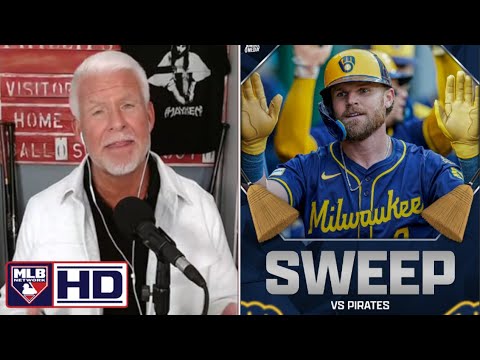 MLB Now | Steve Phillips marvels Jacob Misiorowski dazzles 8 K’s as Brewers complete sweep Pirates