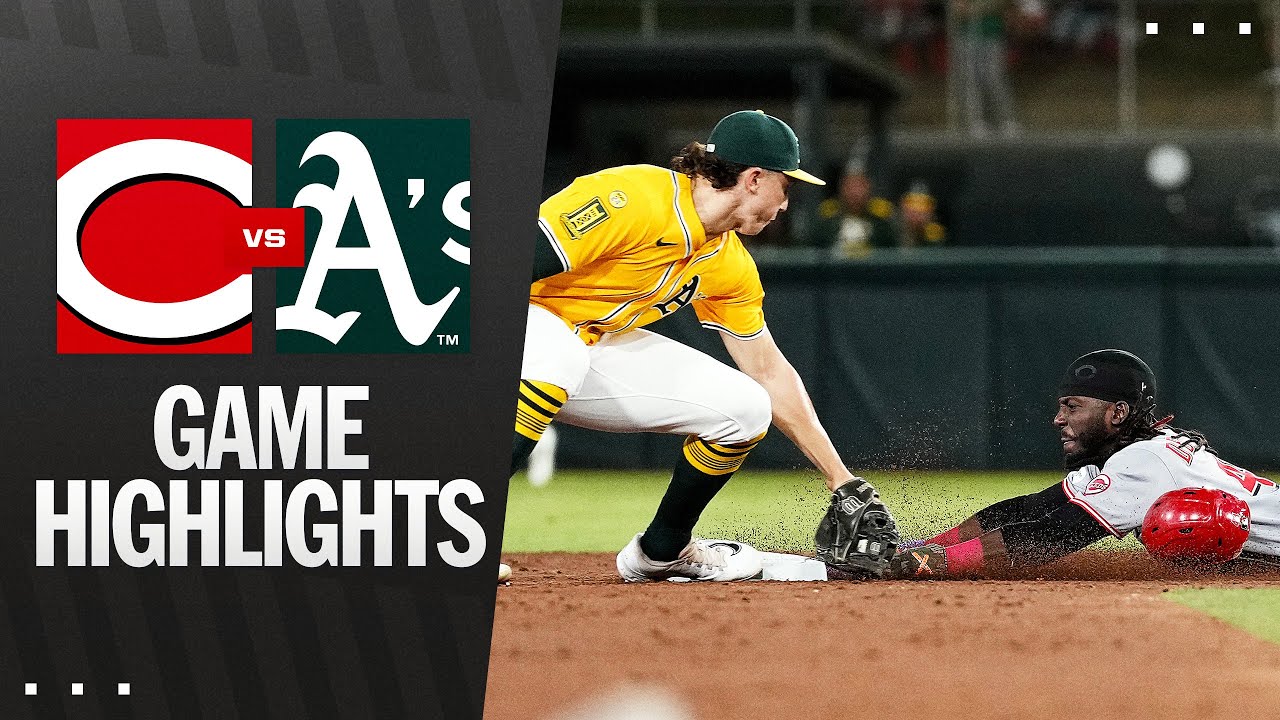 Reds vs. A's Game Highlights (9/12/25) | MLB Highlights