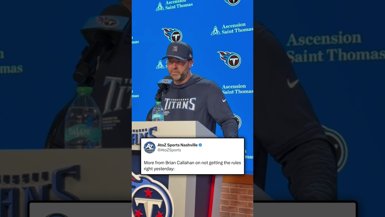 #Titans HC Brian Callahan admits that he made the incorrect decision #shorts #titanup #nfl