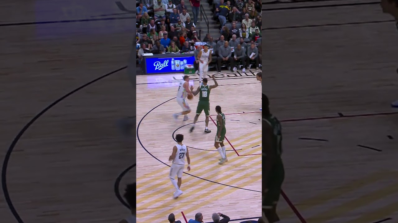 Apreciem a GENIALIDADE de Nikola Jokic! 😮#NBA  #NikolaJokic #shorts