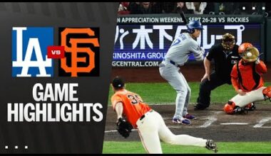 Dodgers vs. Giants Game Highlights (9/12/25) | MLB Highlights