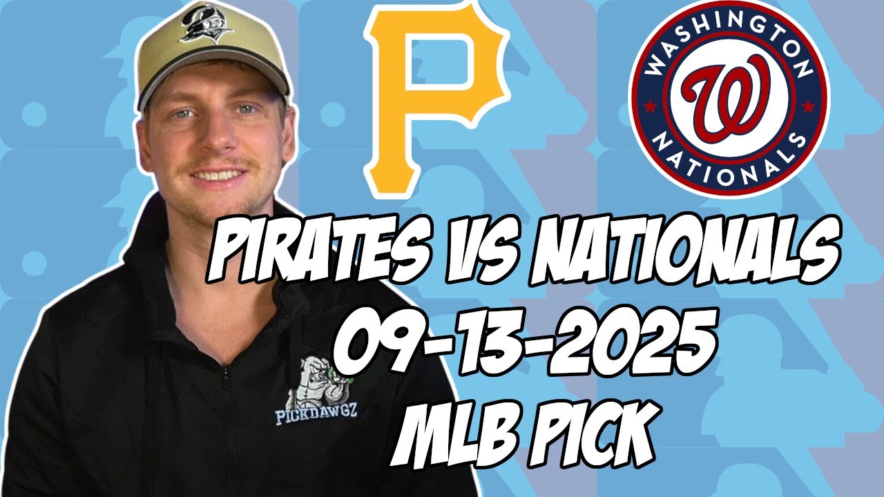 Pittsburgh Pirates vs Washington Nationals 9/13/25 MLB Pick & Prediction | MLB Betting Tips