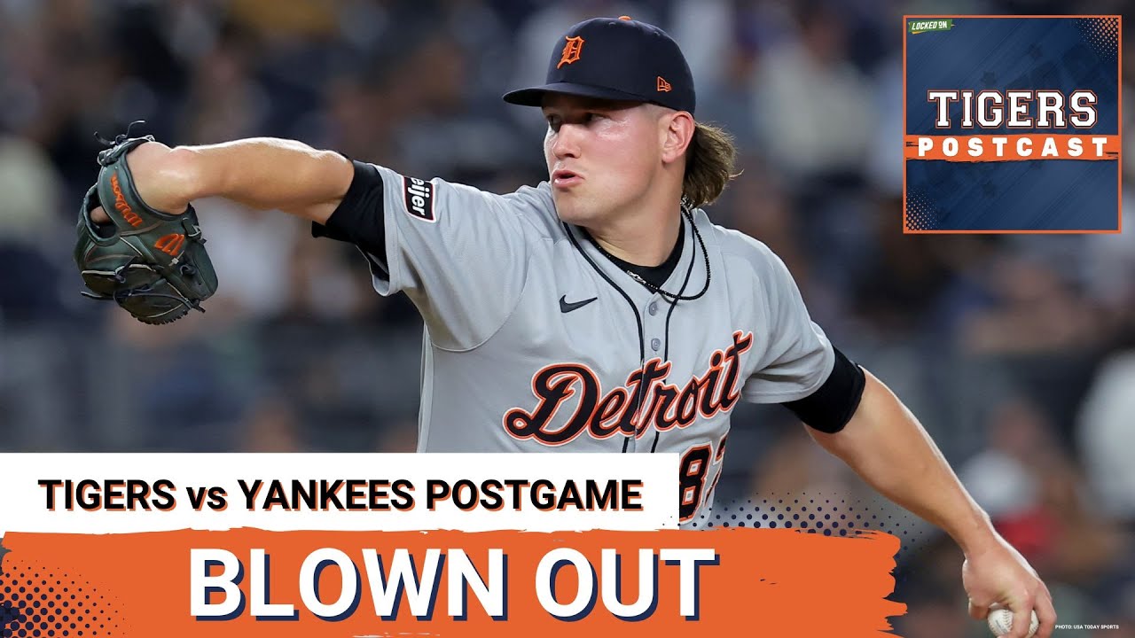 TIGERS POSTCAST: BLOWN OUT! Detroit Tigers LOSE To New York Yankees; Yankees Avoid Sweep