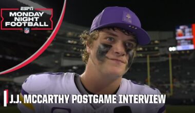 J.J. McCarthy is proud of how Vikings responded in comeback win vs. Bears | NFL on ESPN