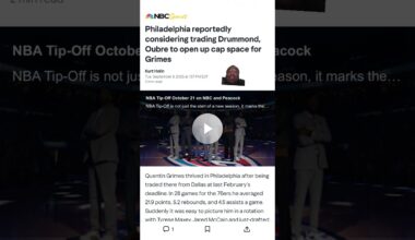 Philadelphia 76ers is considering trading two star players ￼