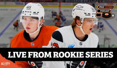 LIVE From Flyers Rookie Series! Interviews with John Snowden, Riley Armstrong, & more | PHLY Flyers