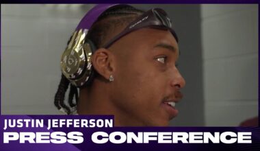 Justin Jefferson on Vikings Comeback Win Over Bears & J.J. McCarthy's Composure and Leadership