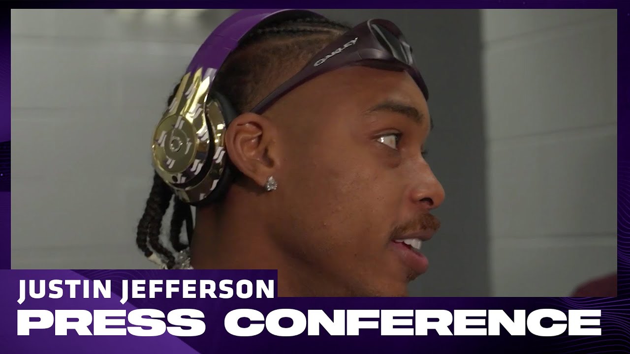Justin Jefferson on Vikings Comeback Win Over Bears & J.J. McCarthy's Composure and Leadership