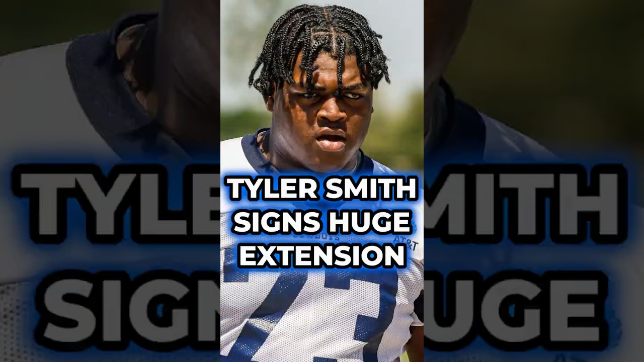 🚨BREAKING: Tyler Smith Signs Huge Extension With Dallas Cowboys #dallascowboys #nfl #shorts