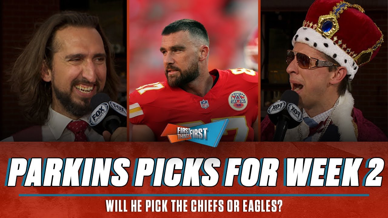 Chiefs’ potential 0-2 start, Week 2 Parkins’ Picks, Can Hurts outplay Mahomes? | FIRST THINGS FIRST