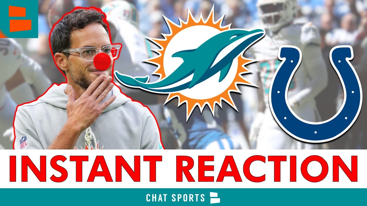 FIRE MIKE MCDANIEL! Instant Reaction To Dolphins vs. Colts NFL Week 1