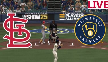 🔴LIVE 🔴St Louis Cardinals VS Milwaukee Brewers  / September 13/MLB THE SHOW 25
