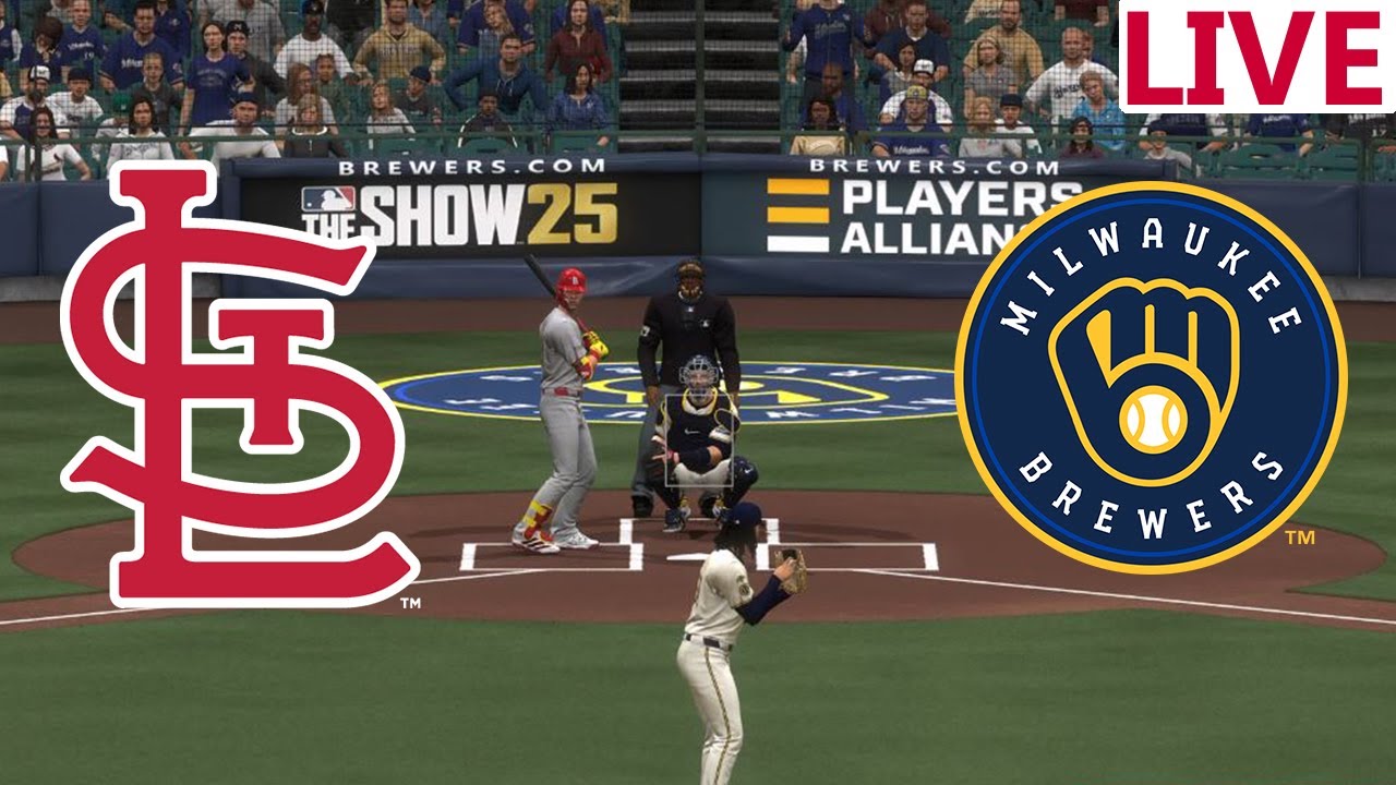 🔴LIVE 🔴St Louis Cardinals VS Milwaukee Brewers  / September 13/MLB THE SHOW 25